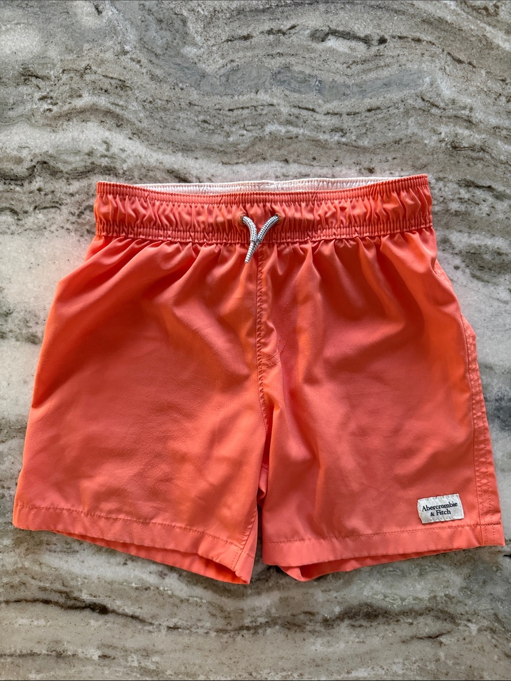 Abercrombie kids Coral-Orange Swim Trunks